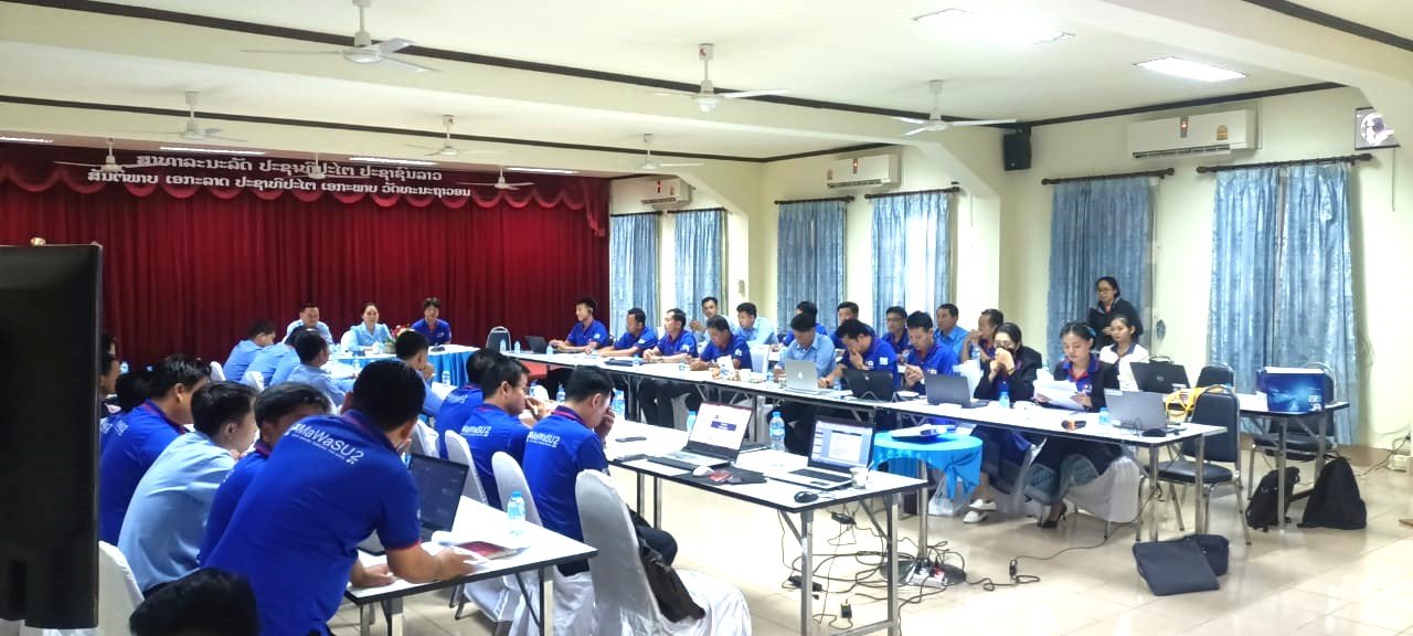 ໃນວັນທີ່ 25-27/10/2022 ໄດ້ເປີດກອງປະຊຸມໃຫ້ຄວາມຮູ້ກ່ຽວກັບບົດແນະນໍາການຕິດຕາມການຄຸ້ມຄອງການກໍ່ສ້າງ ຂອງໂຄງການພັດທະນາຄວາມອາດສາມາດດ້ານການຄຸ້ມໃຫ້ແກ່ຂະແໜງນໍ້າປະປາ ໄລຍະທີ2.