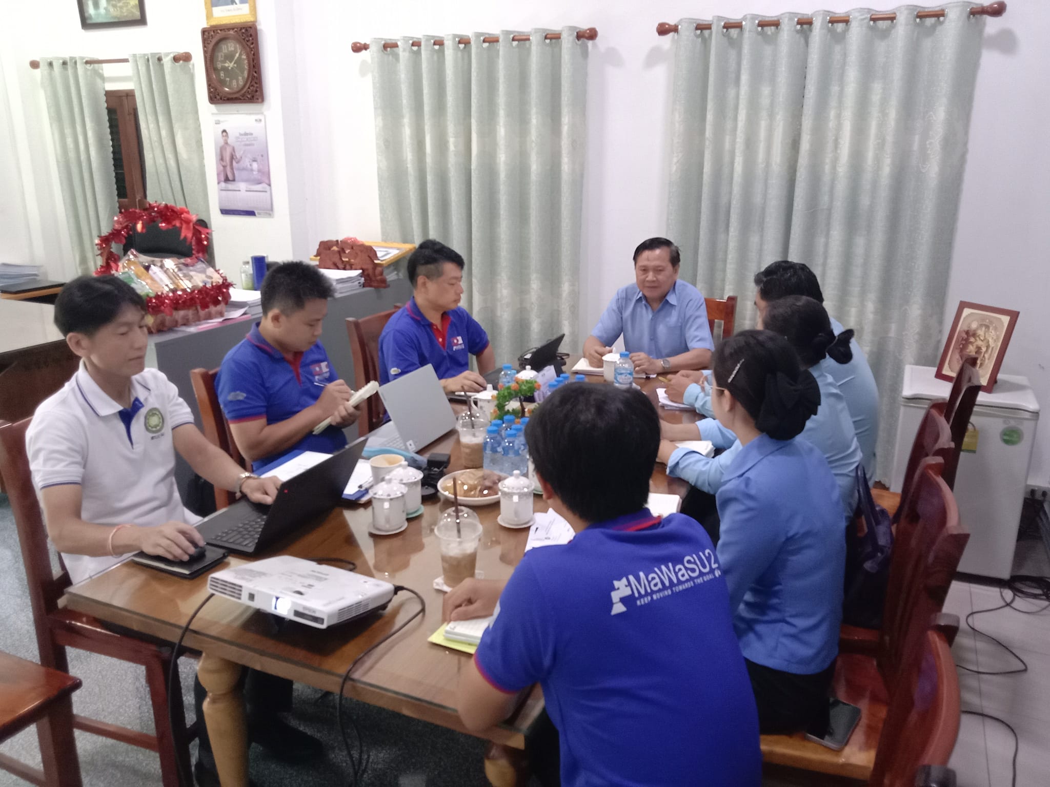 ໃນວັນທີ່20/6/2024 ໄດ້ຈັດກອງປະຊຸມປຶກສາຫາລືວຽກງານຂອງ ໂຄງການມາວາຊຶ3.