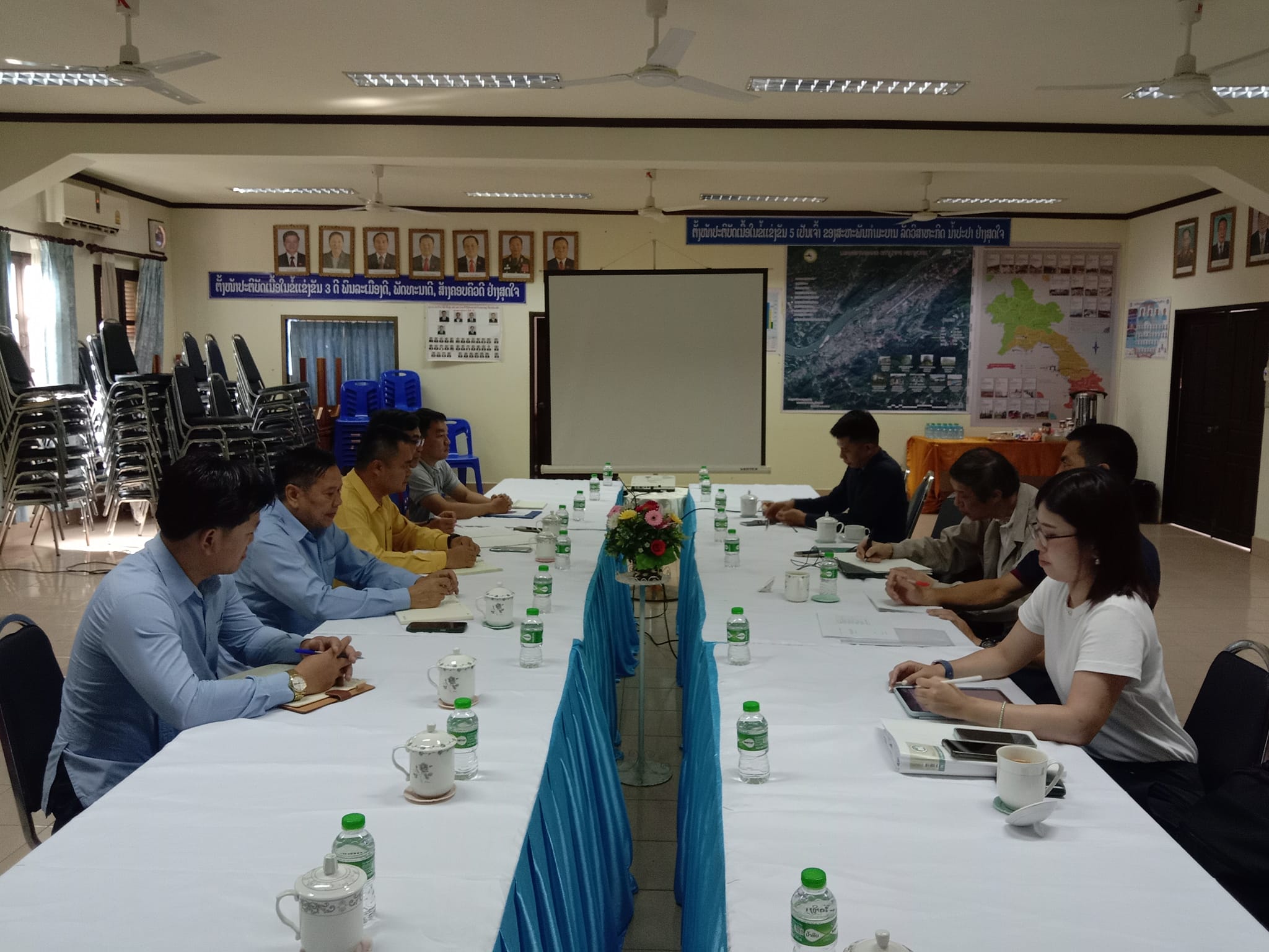 ໃນວັນທີ່15-16/7/2024 ໄດ້ປະຊຸມປຶກສາຫາລືຮ່ວມນໍາອົງການໄຈ່ກ່າ ປະຈໍາລາວ ກ່ຽວກັບວຽກງານກວດສອບໂຄງການກໍ່ສ້າງລະບົບນໍ້າປະປາ ນະຄອນ ຫຼວງພະບາງ.